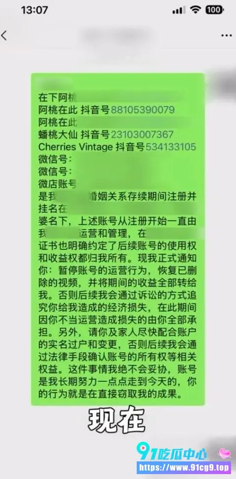 抖音百万粉丝珠宝博主“在下阿桃”🔥婚姻彻底崩盘!丈夫王腾出轨女助理多次家暴转移财产! (4).webp