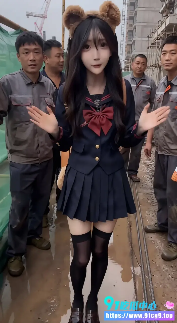 【今日吃瓜】AI自制短剧工地送温暖上线 清纯小美女误入泥潭被工人轮番爆操无套内射 (6).webp