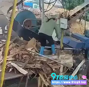料厂机器吃人惨案女工喂料时直接被卷进粉碎机 整个人绞成肉酱 (5).webp